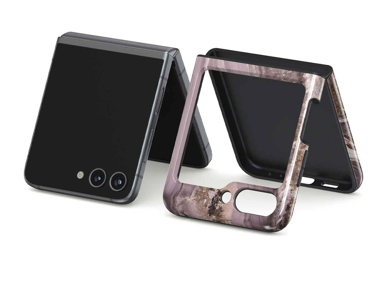 Burga Tough Case Golden Taupe - Samsung Galaxy Z Flip 5 Hoesje