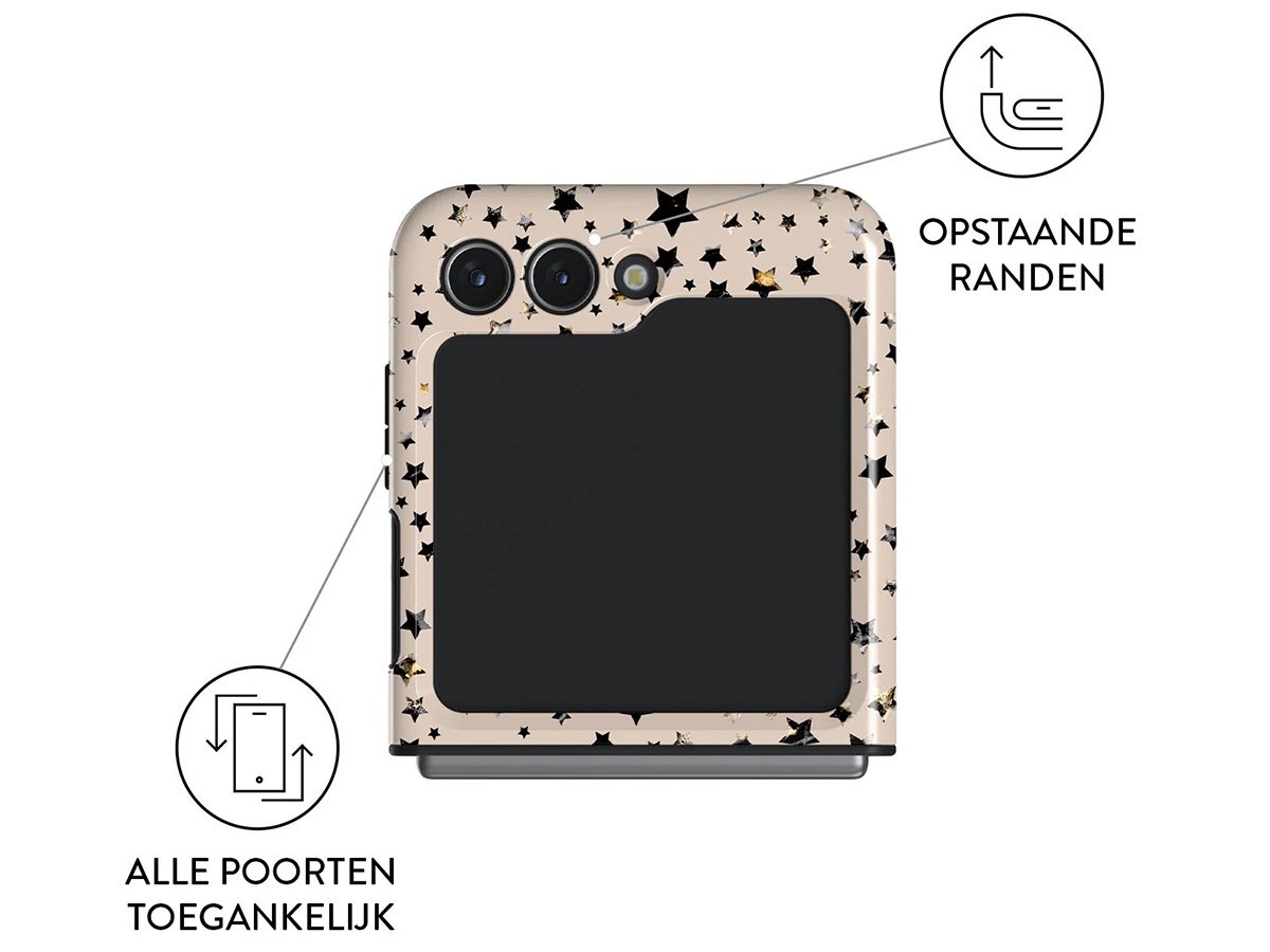 Burga Tough Case Sparkling Tiara - Samsung Galaxy Z Flip 5 Hoesje