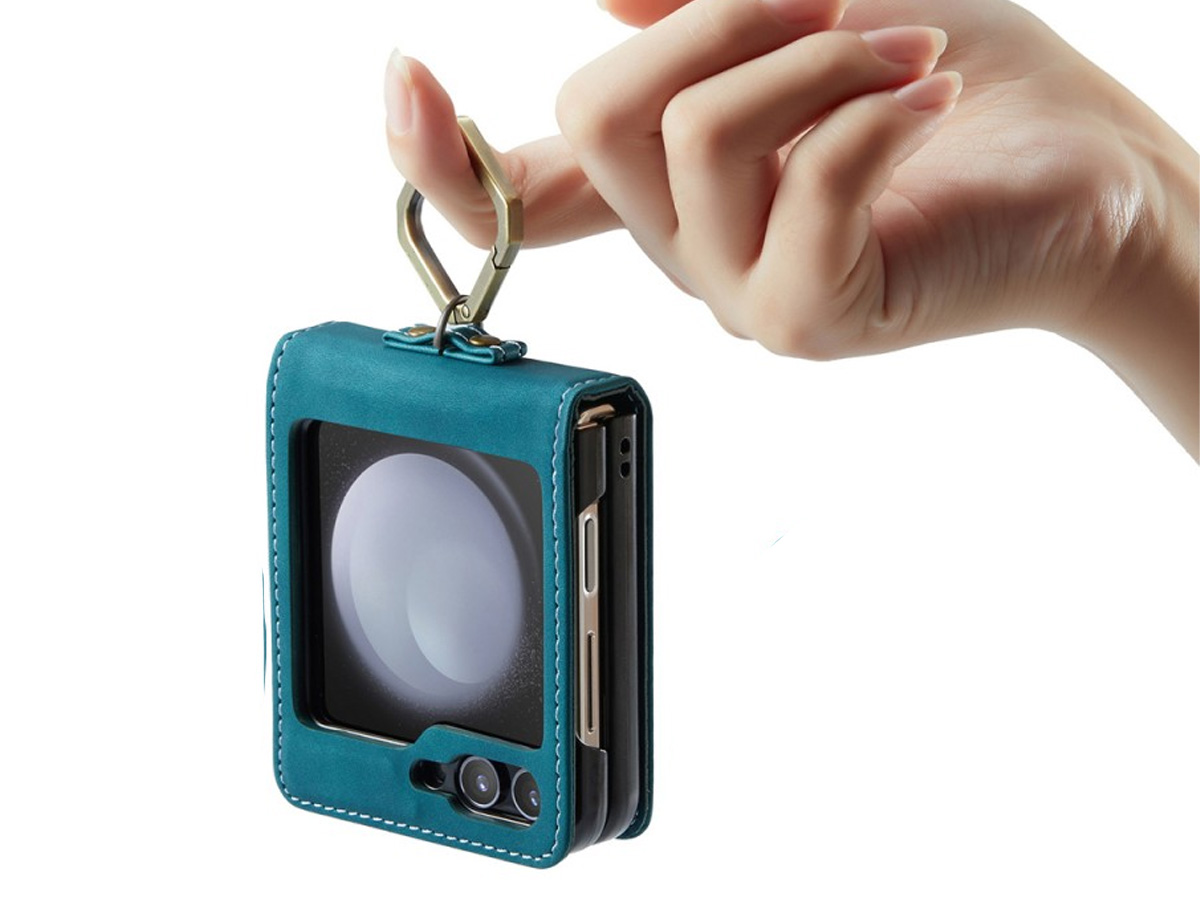 CaseMania Koord Case Groen - Samsung Galaxy Z Flip 5 hoesje