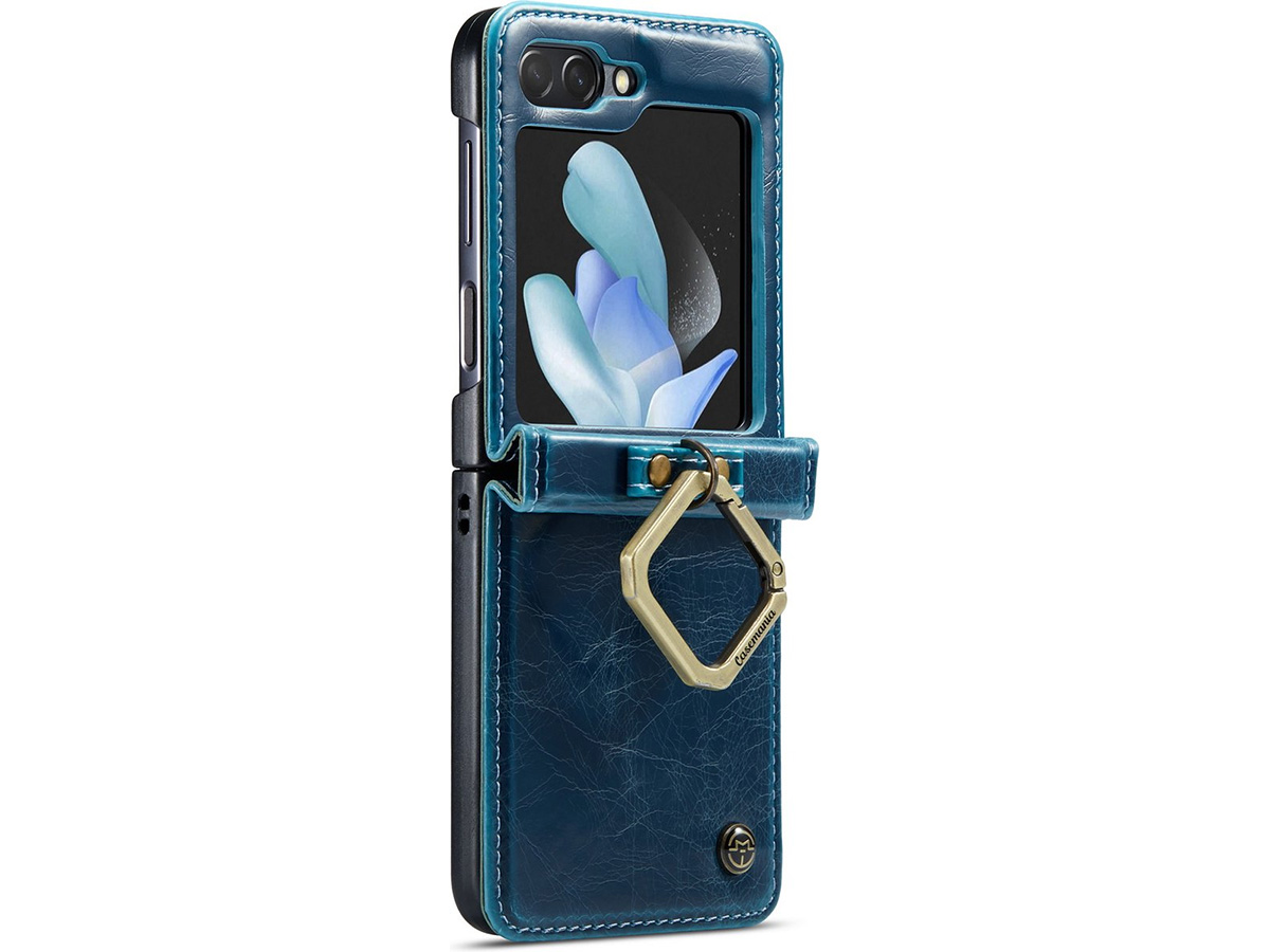 CaseMania Hang Case Blauw - Samsung Galaxy Z Flip 5 hoesje