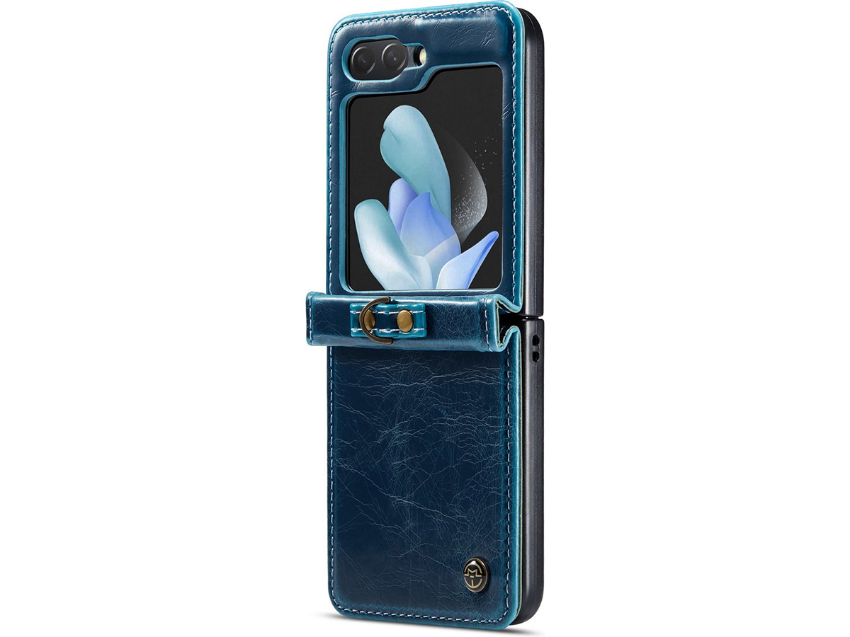 CaseMania Hang Case Blauw - Samsung Galaxy Z Flip 5 hoesje