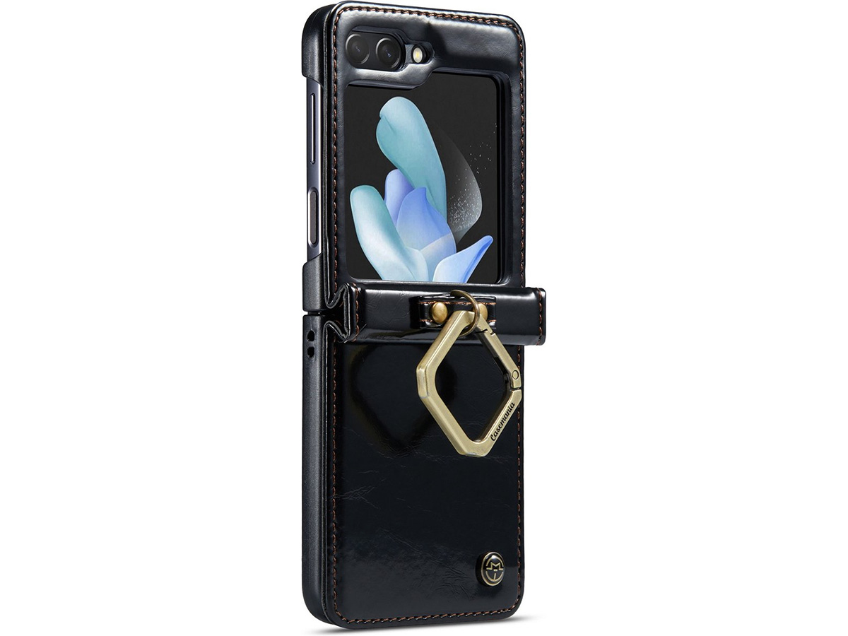 CaseMania Hang Case Zwart - Samsung Galaxy Z Flip 5 hoesje