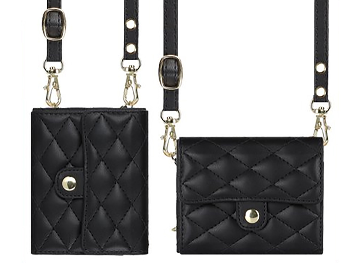 CaseBoutique Samsung Galaxy Z Flip 7 FE hoesje - Koord Case Quilted Zwart