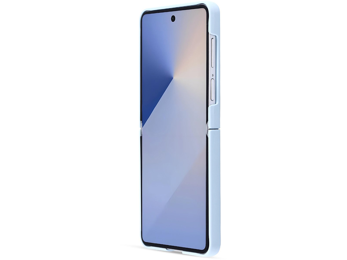 CaseMania Diamond Inlay Case Blauw - Samsung Galaxy Z Flip 7 hoesje