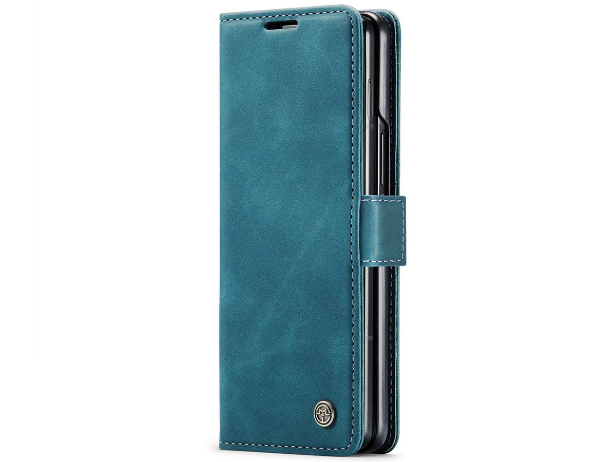 CaseMania Vintage Slim Bookcase Groen - Samsung Galaxy Z Fold 5 hoesje