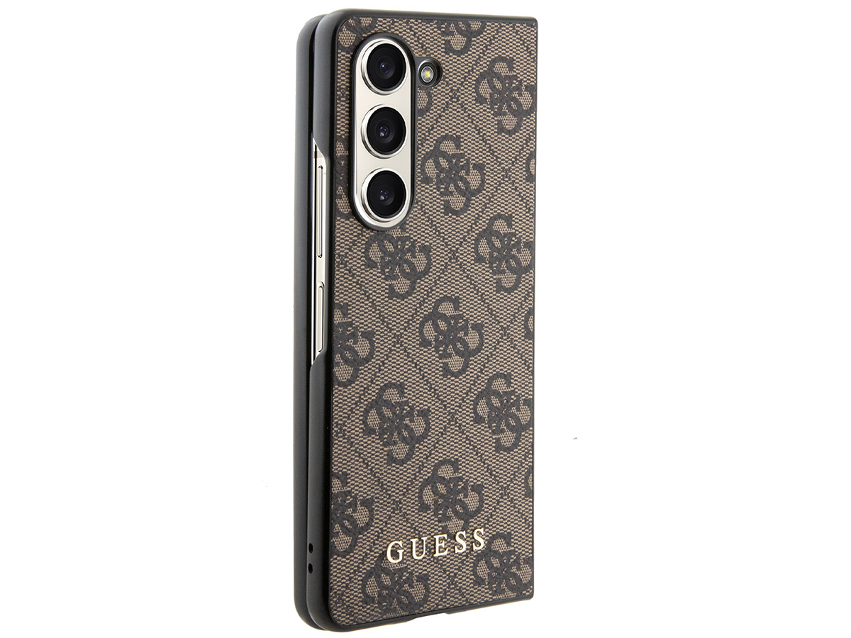 Guess Monogram Case Bruin - Samsung Galaxy Z Fold 5 hoesje