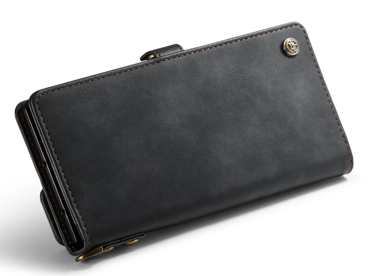 CaseMania Stand Wallet Bookcase Zwart - Samsung Galaxy Z Fold 7 hoesje