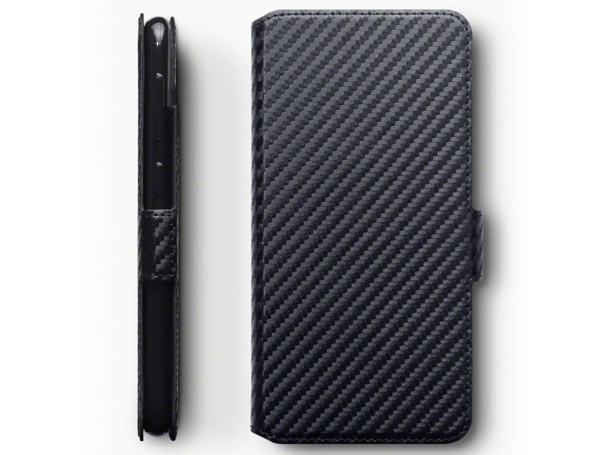 CaseBoutique Slim Bookcase Carbon - Samsung Galaxy A10 hoesje