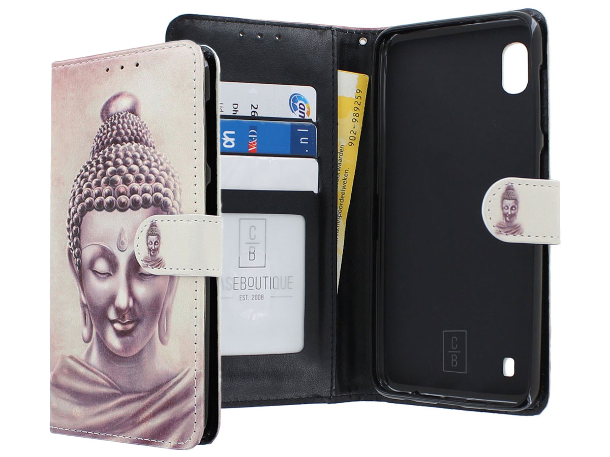 Book Case Mapje Boeddha - Samsung Galaxy A10 hoesje