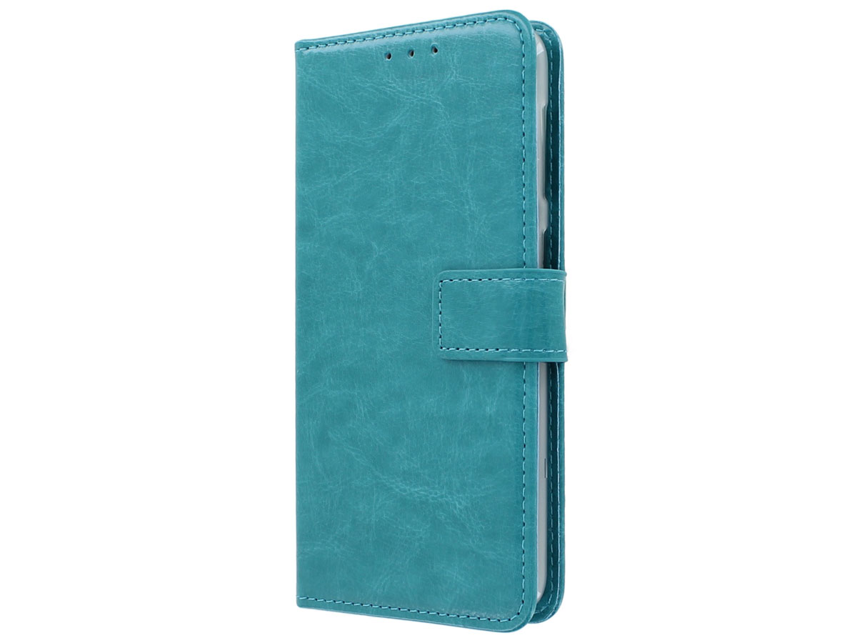 Book Case Mapje Turquoise - Samsung Galaxy A10 hoesje