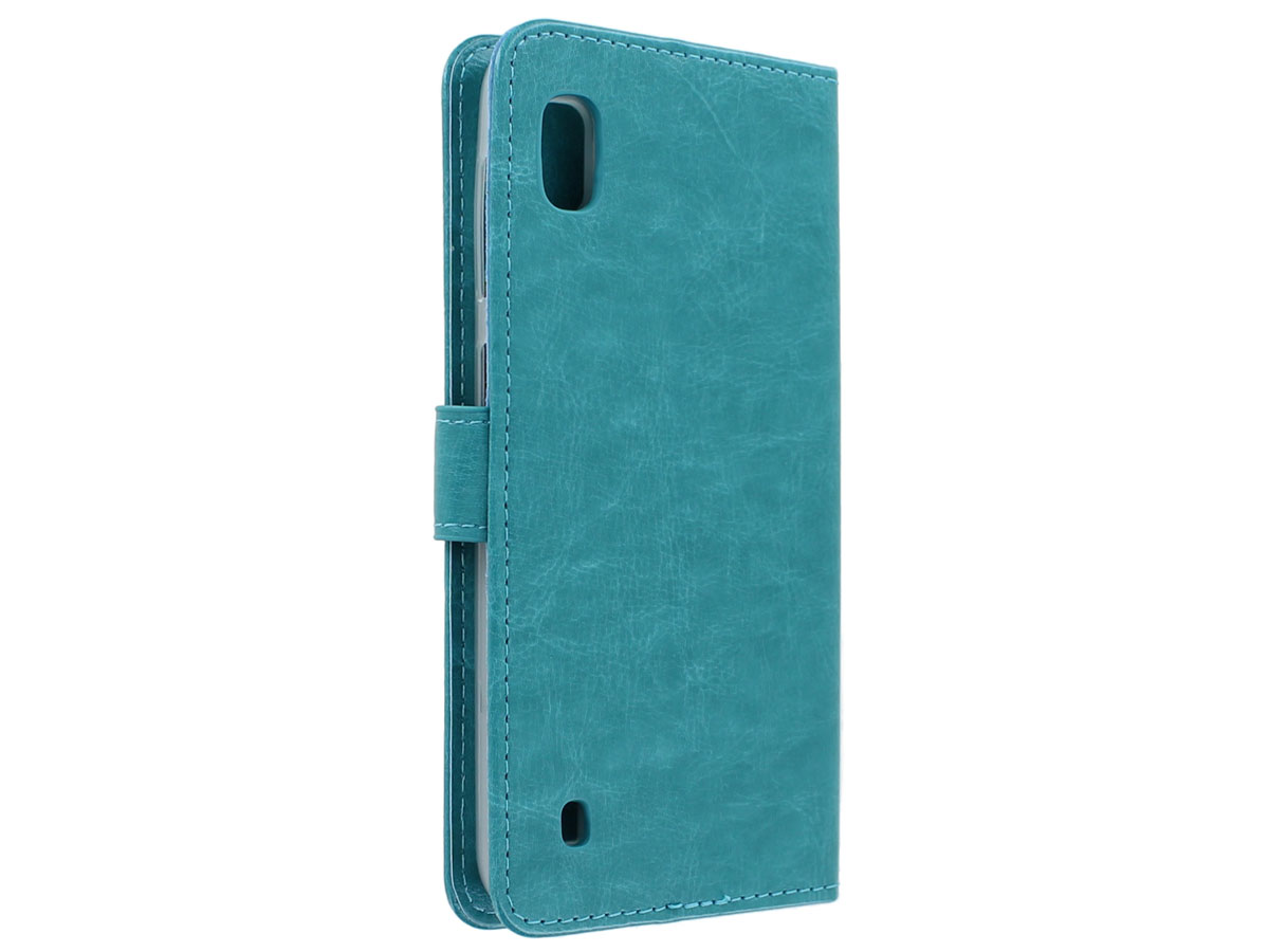 Book Case Mapje Turquoise - Samsung Galaxy A10 hoesje