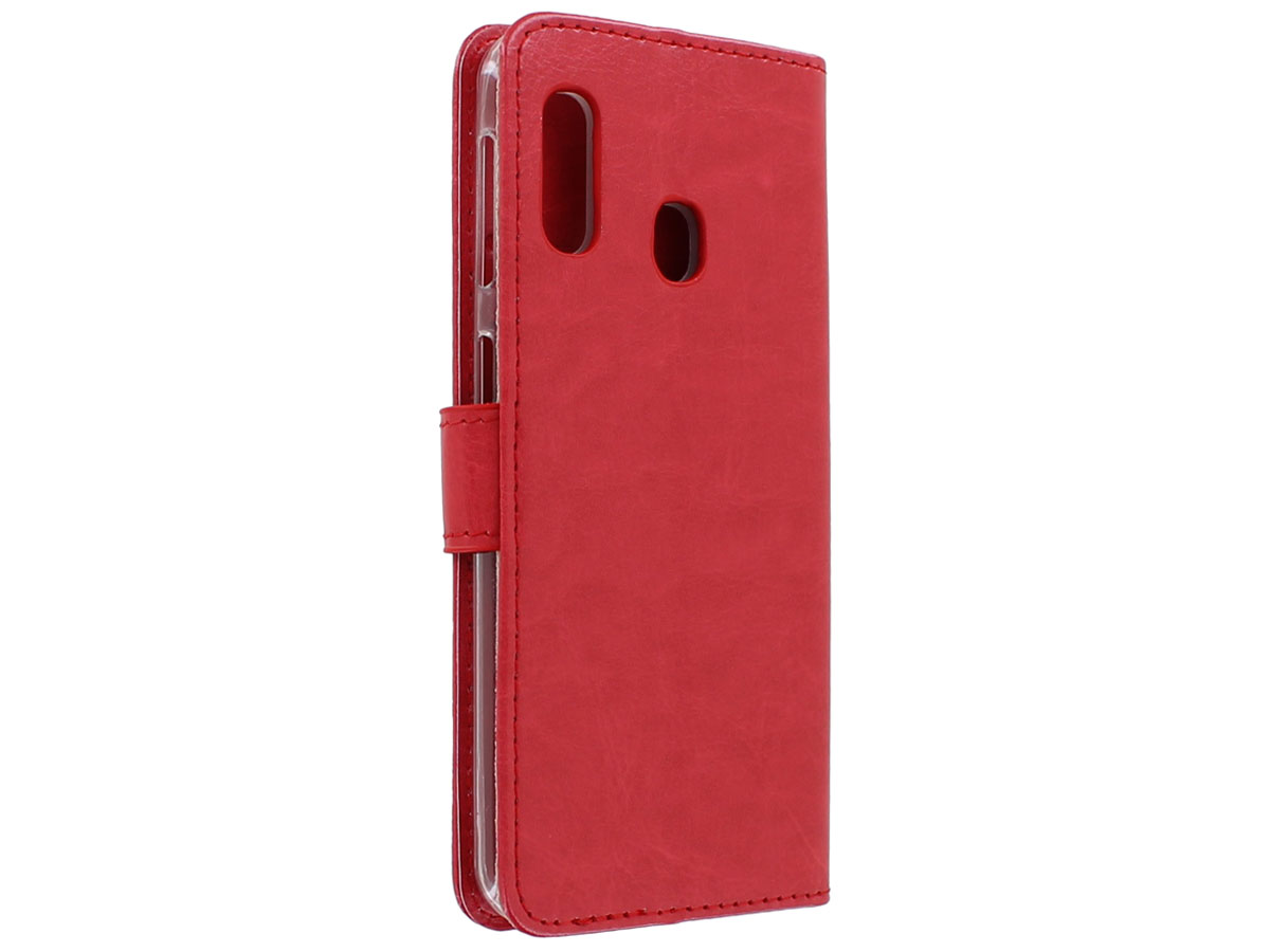 Book Case Mapje Rood - Samsung Galaxy A20e hoesje