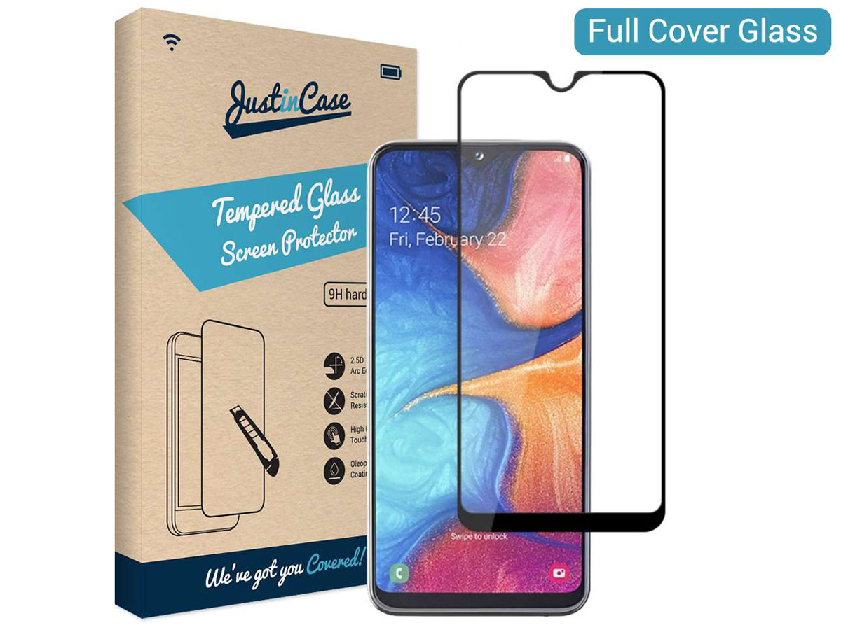 Samsung Galaxy A20e Screen Protector Curved Glass Full Cover