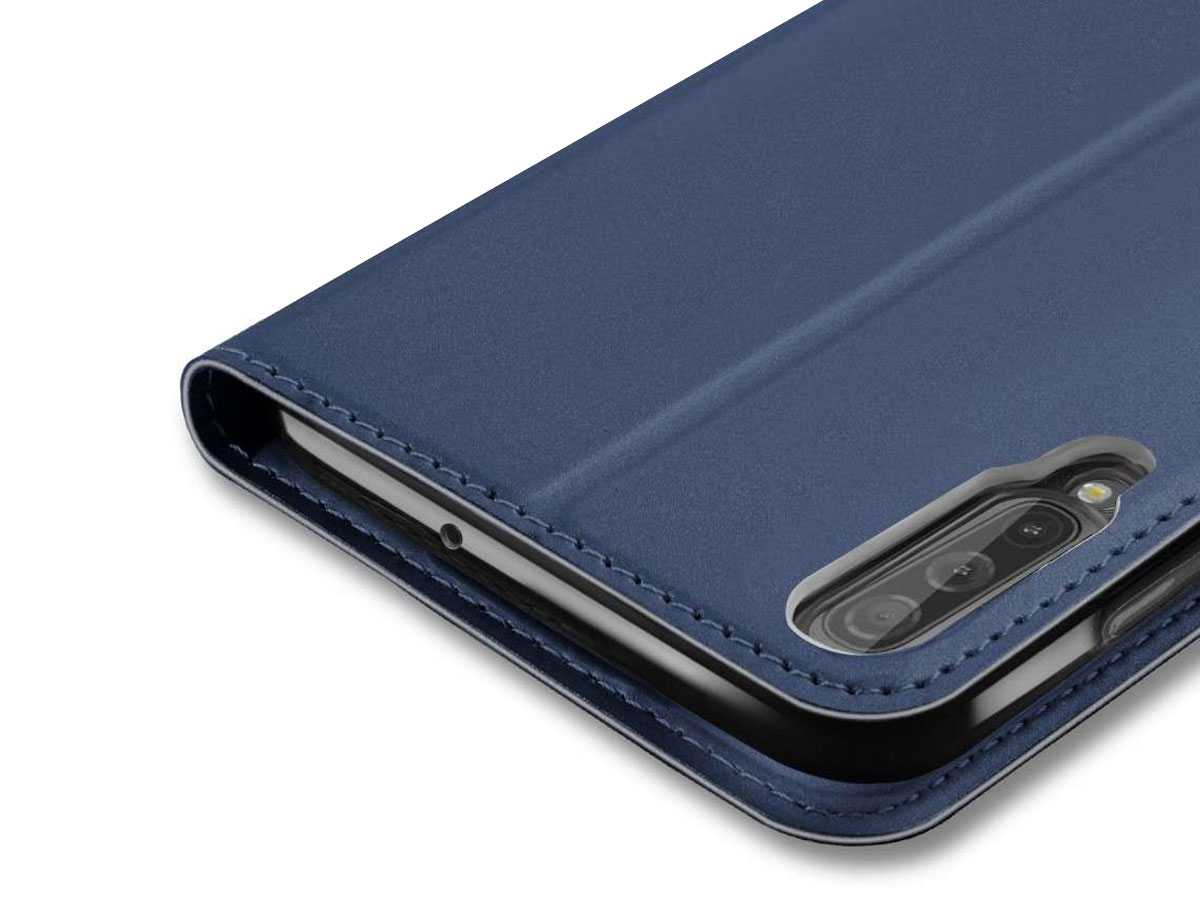 Book Case Mapje Donkerblauw - Samsung Galaxy A30s hoesje