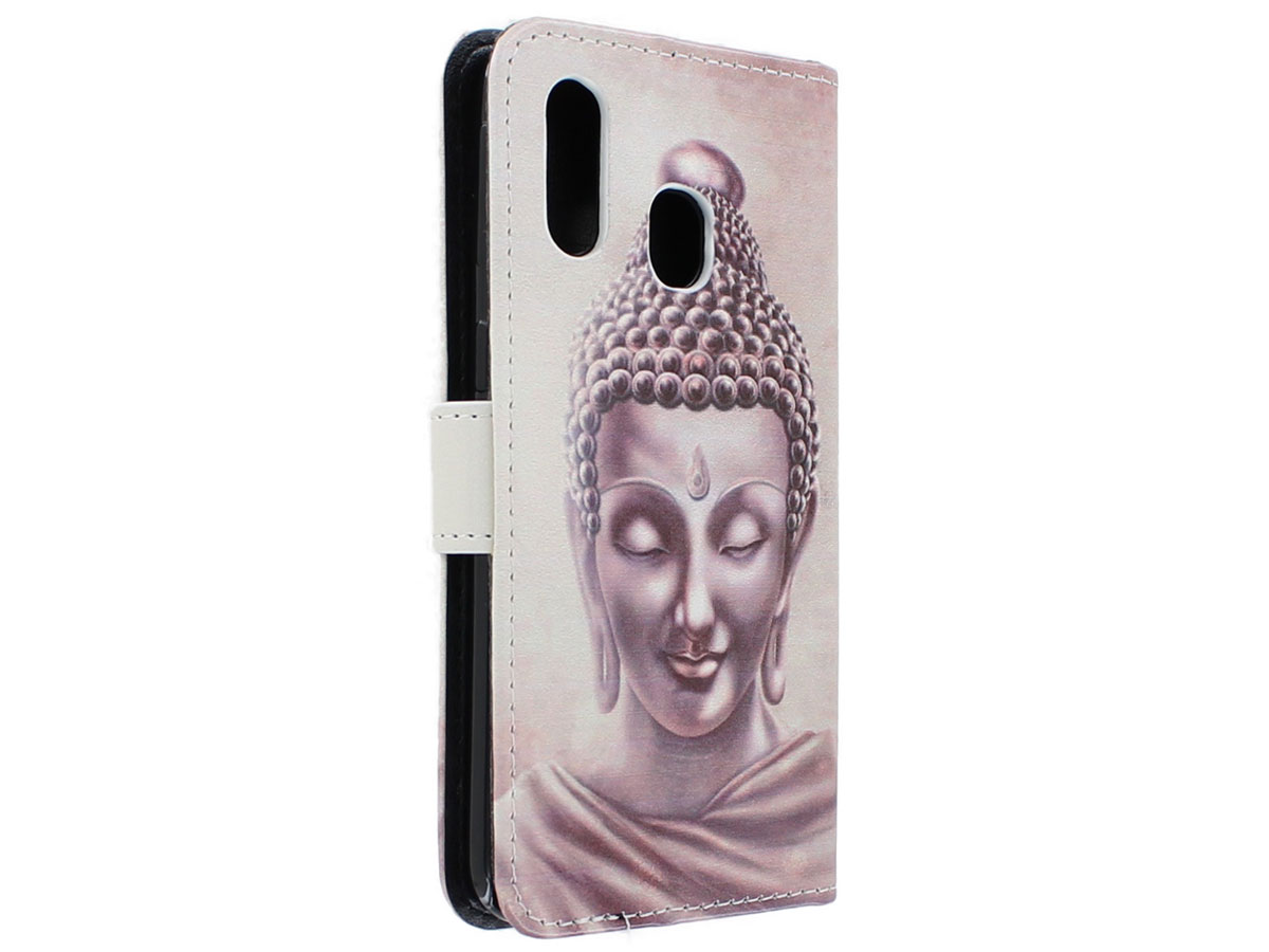Book Case Mapje Boeddha - Samsung Galaxy A40 hoesje