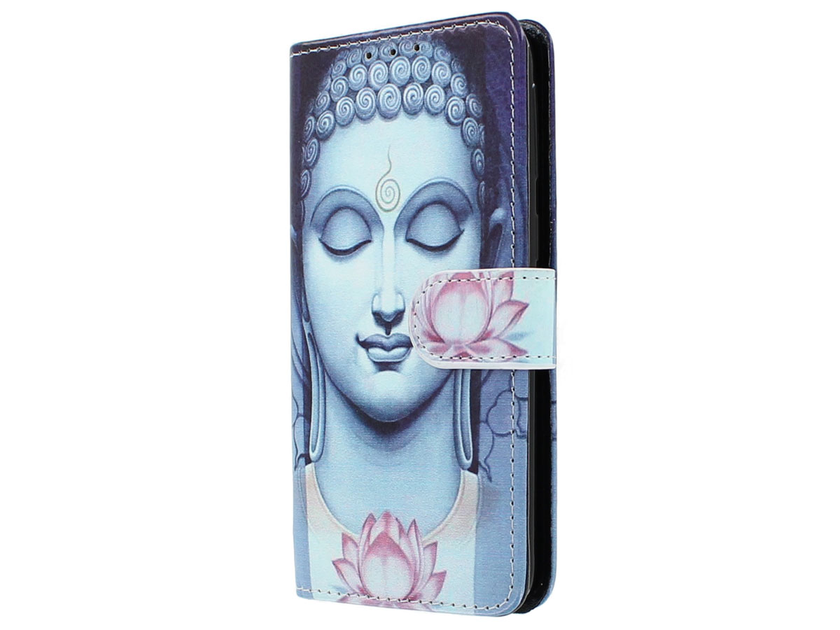 Book Case Mapje Boeddha Lily - Samsung Galaxy A40 hoesje