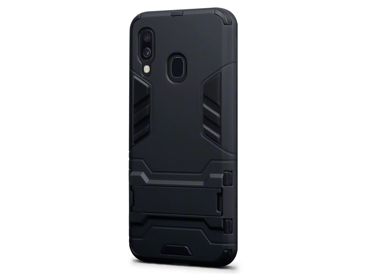 CaseBoutique Rugged Stand Case - Samsung Galaxy A40 Hoesje