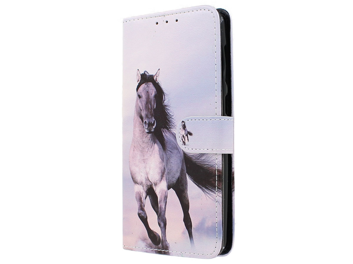 Book Case Mapje Paarden - Samsung Galaxy A50 hoesje