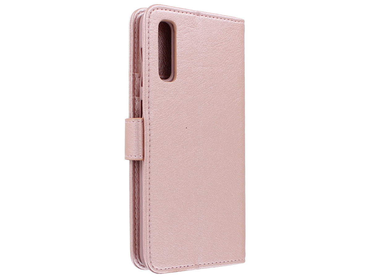 Bookcase Mapje Rosé - Samsung Galaxy A50 hoesje