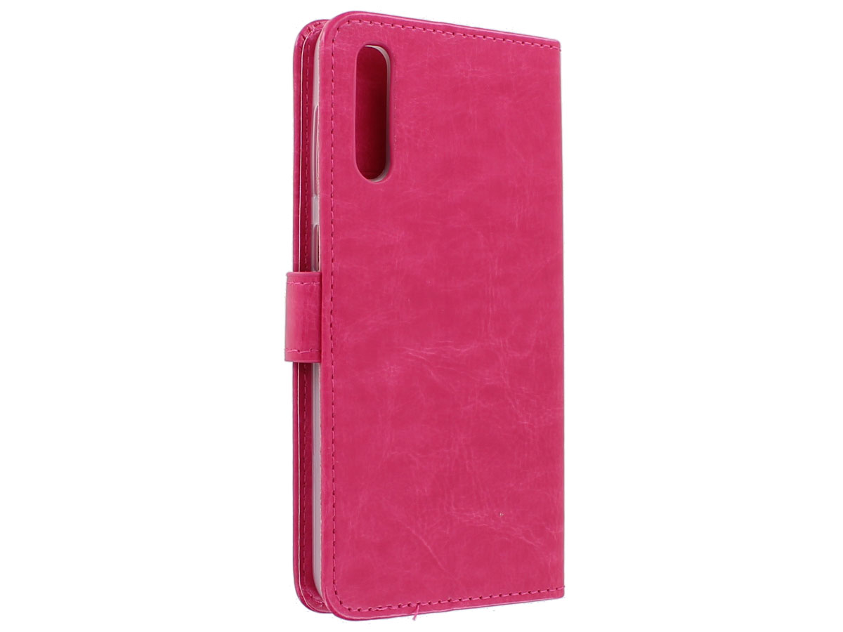 Bookcase Mapje Roze - Samsung Galaxy A50 hoesje