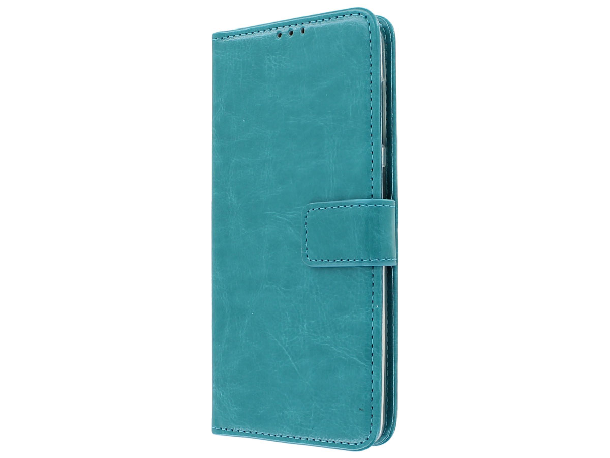 Bookcase Mapje Turquoise - Samsung Galaxy A50 hoesje