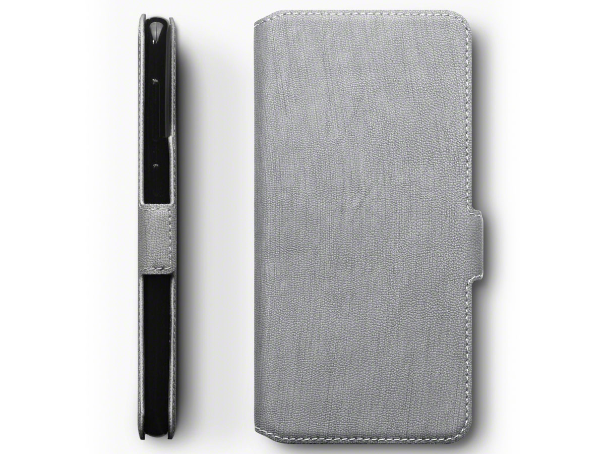 CaseBoutique Slim Wallet Case Grijs - Galaxy A50 hoesje