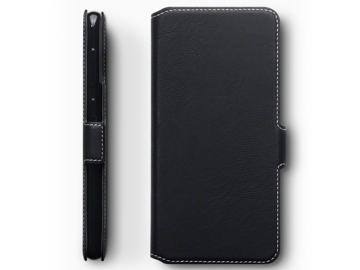 CaseBoutique Slim Wallet Case Zwart - Galaxy A50 hoesje