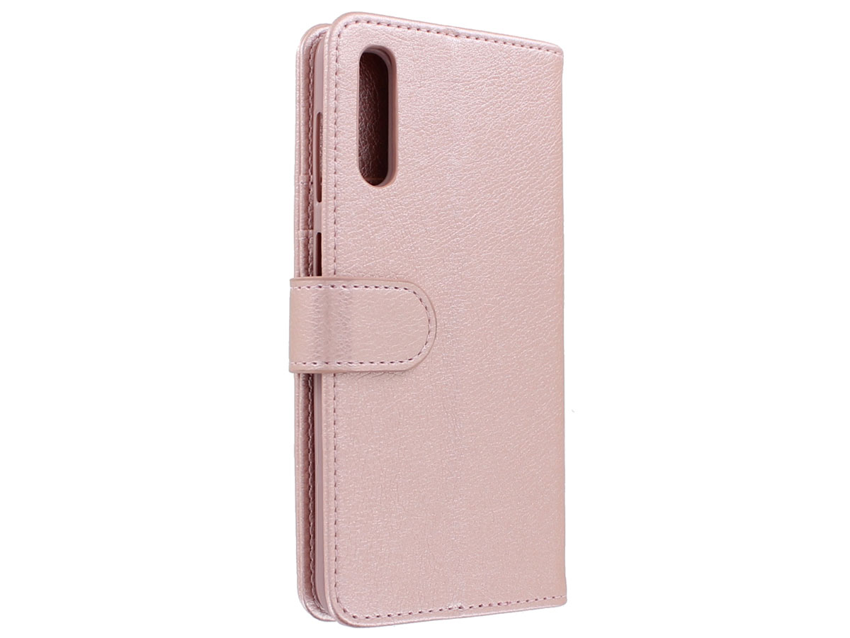 Book Case met Ritsvakje Rosé - Samsung Galaxy A50 hoesje