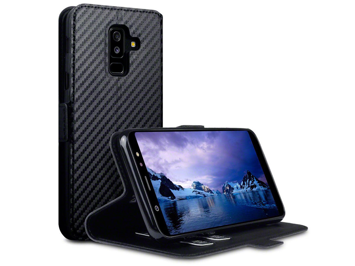 CaseBoutique SlimFit Carbon - Galaxy A6+ 2018 hoesje