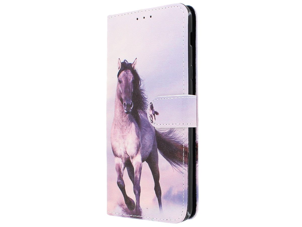 Paarden Bookcase - Samsung Galaxy A6+ 2018 hoesje