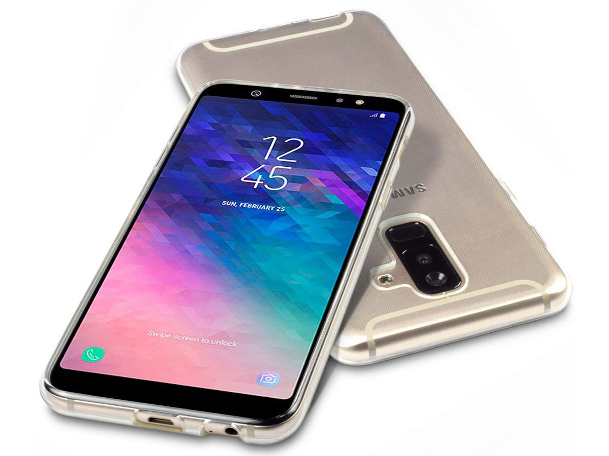 TPU Skin Transparant - Samsung Galaxy A6+ 2018 hoesje
