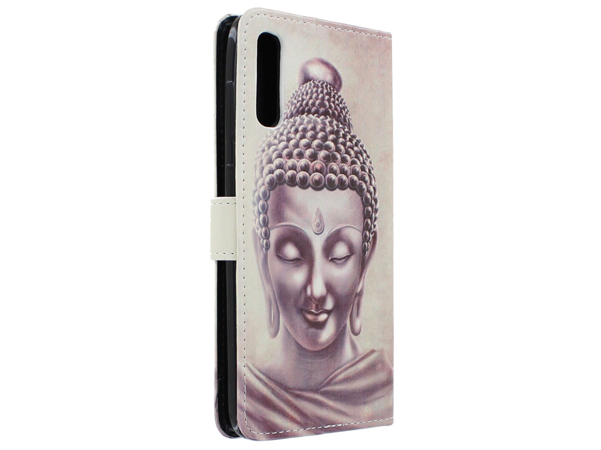 Book Case Mapje Boeddha - Samsung Galaxy A70 hoesje
