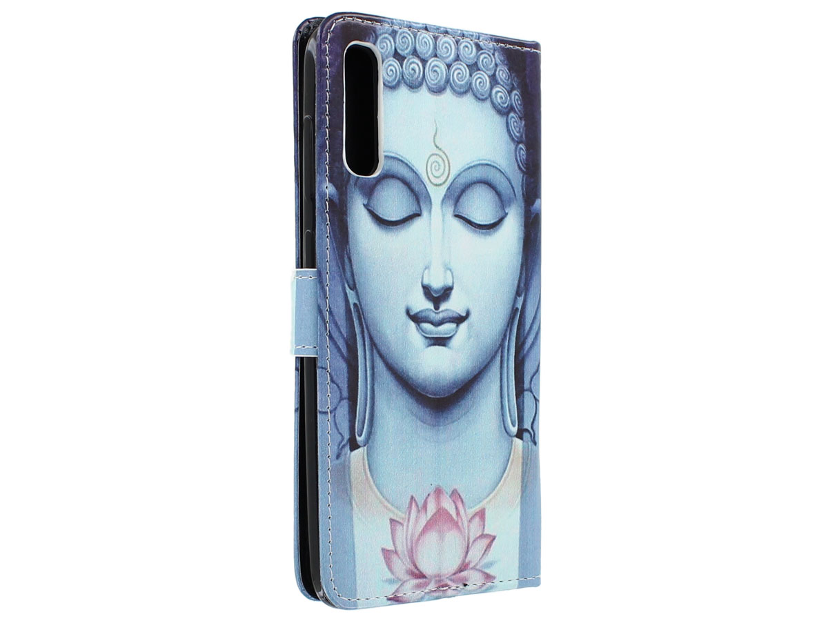Book Case Mapje Boeddha Lily - Samsung Galaxy A70 hoesje