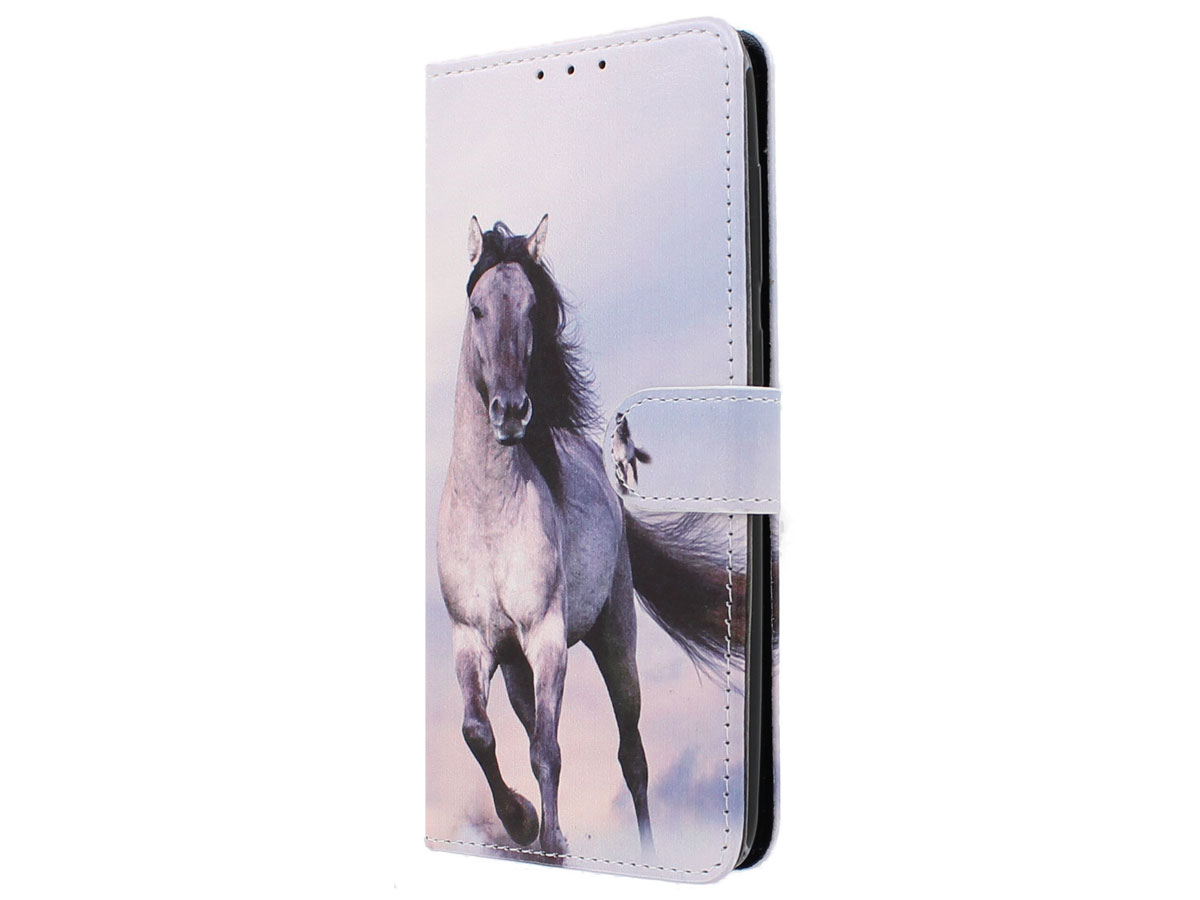 Book Case Mapje Paard Horse - Samsung Galaxy A70 hoesje