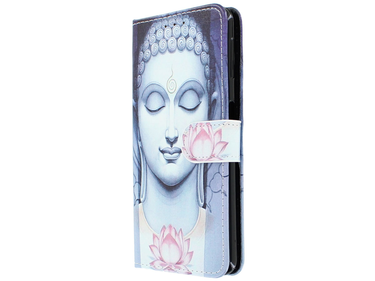 Book Case Boeddha Lily - Samsung Galaxy A7 2018 hoesje
