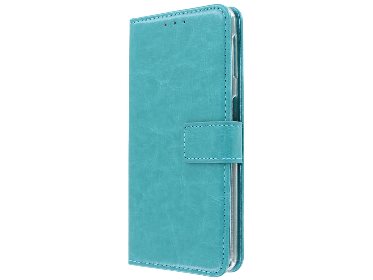 Book Case Turquoise - Samsung Galaxy A7 2018 hoesje
