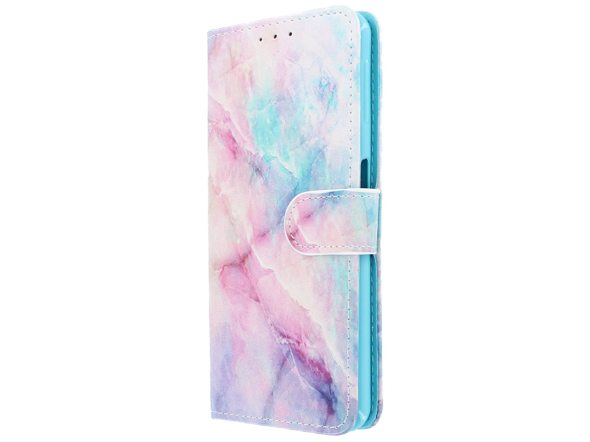 Book Case Pastel Marble - Samsung Galaxy A7 2018 hoesje