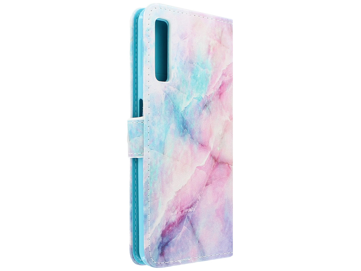 Book Case Pastel Marble - Samsung Galaxy A7 2018 hoesje