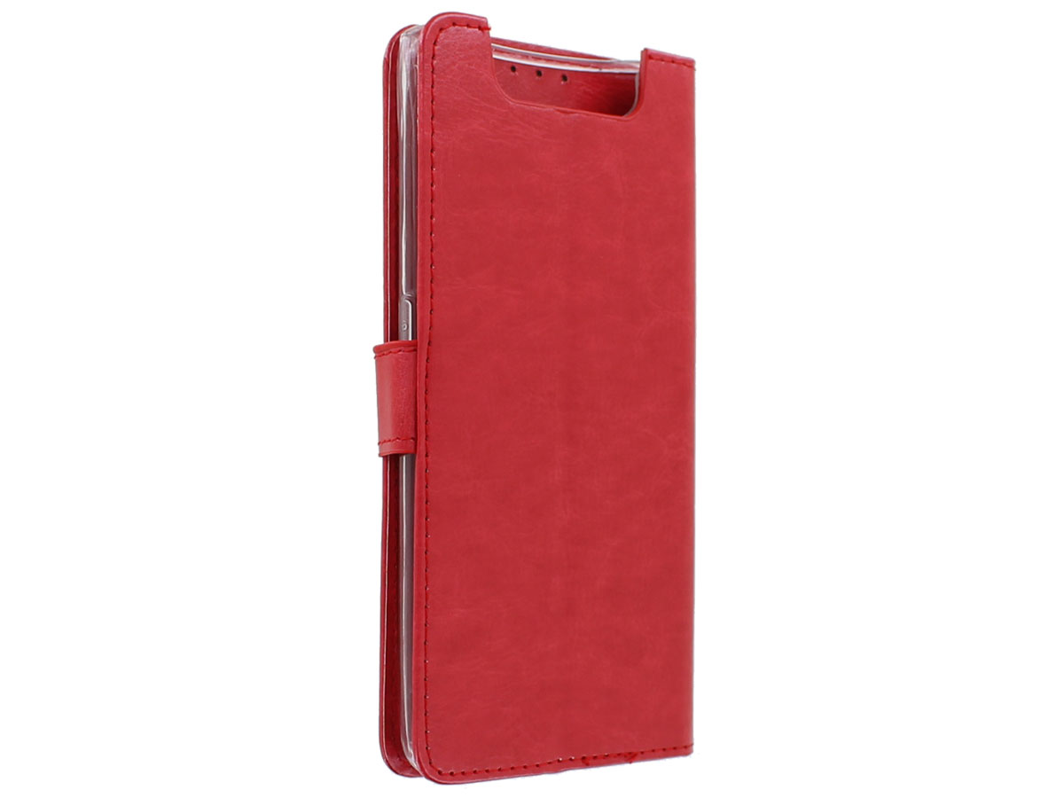 Book Case Wallet Mapje Rood - Samsung Galaxy A80 hoesje