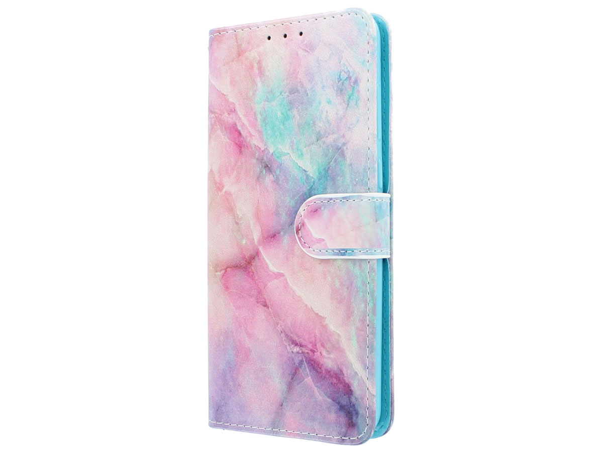 Marble Bookcase - Samsung Galaxy A9 2018 hoesje
