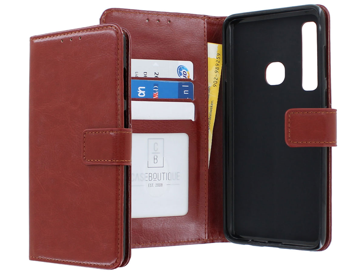 Book Case Wallet Bruin - Samsung Galaxy A9 2018 hoesje