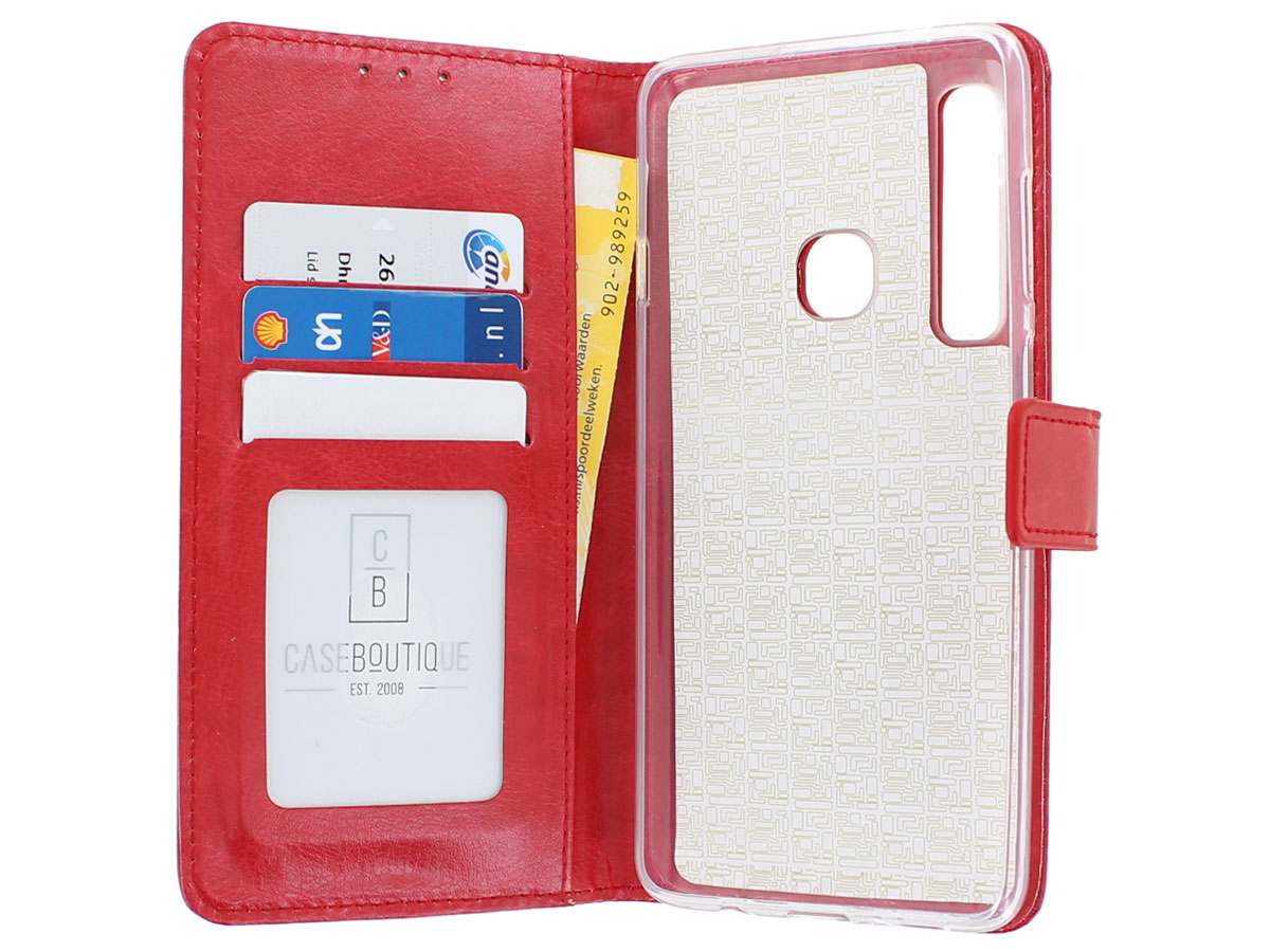 Book Case Wallet Rood - Samsung Galaxy A9 2018 hoesje