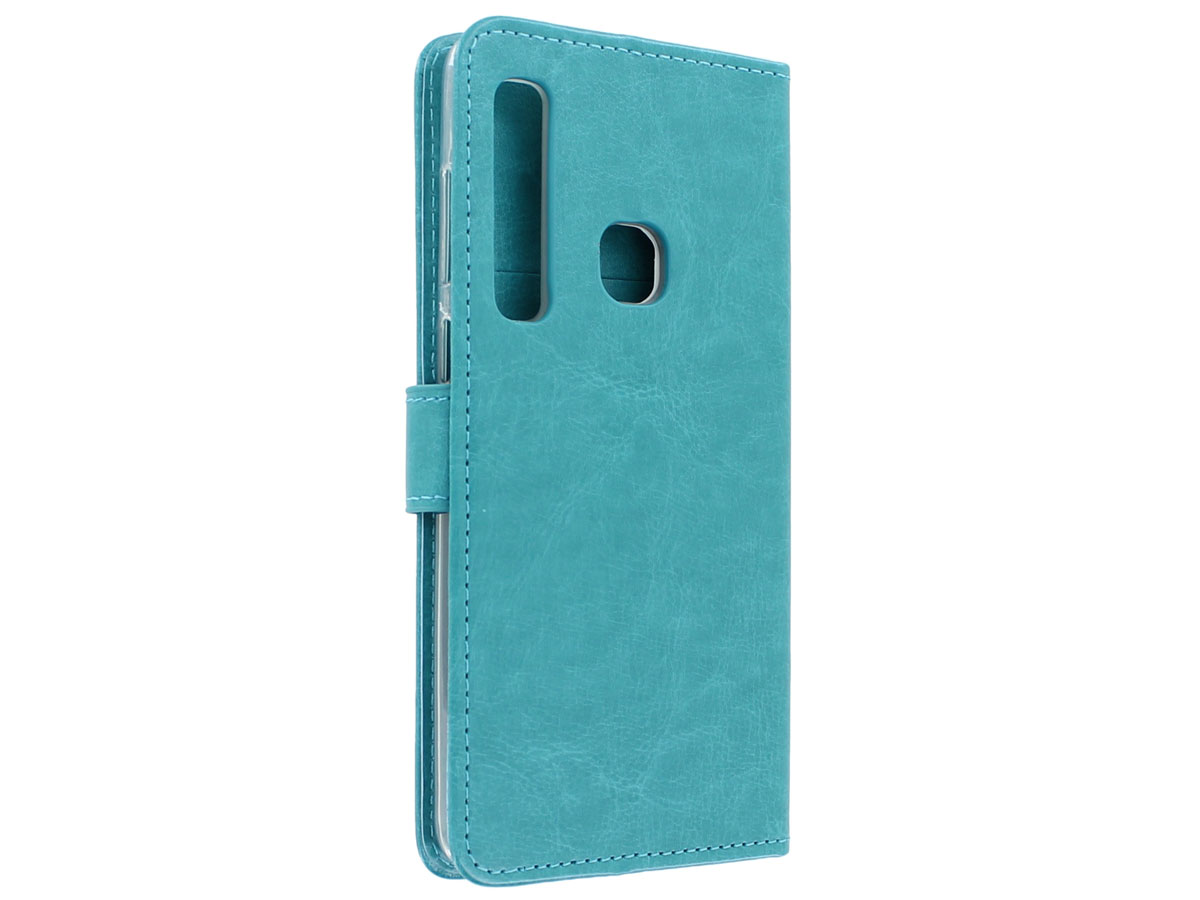 Book Case Turquoise - Samsung Galaxy A9 2018 hoesje