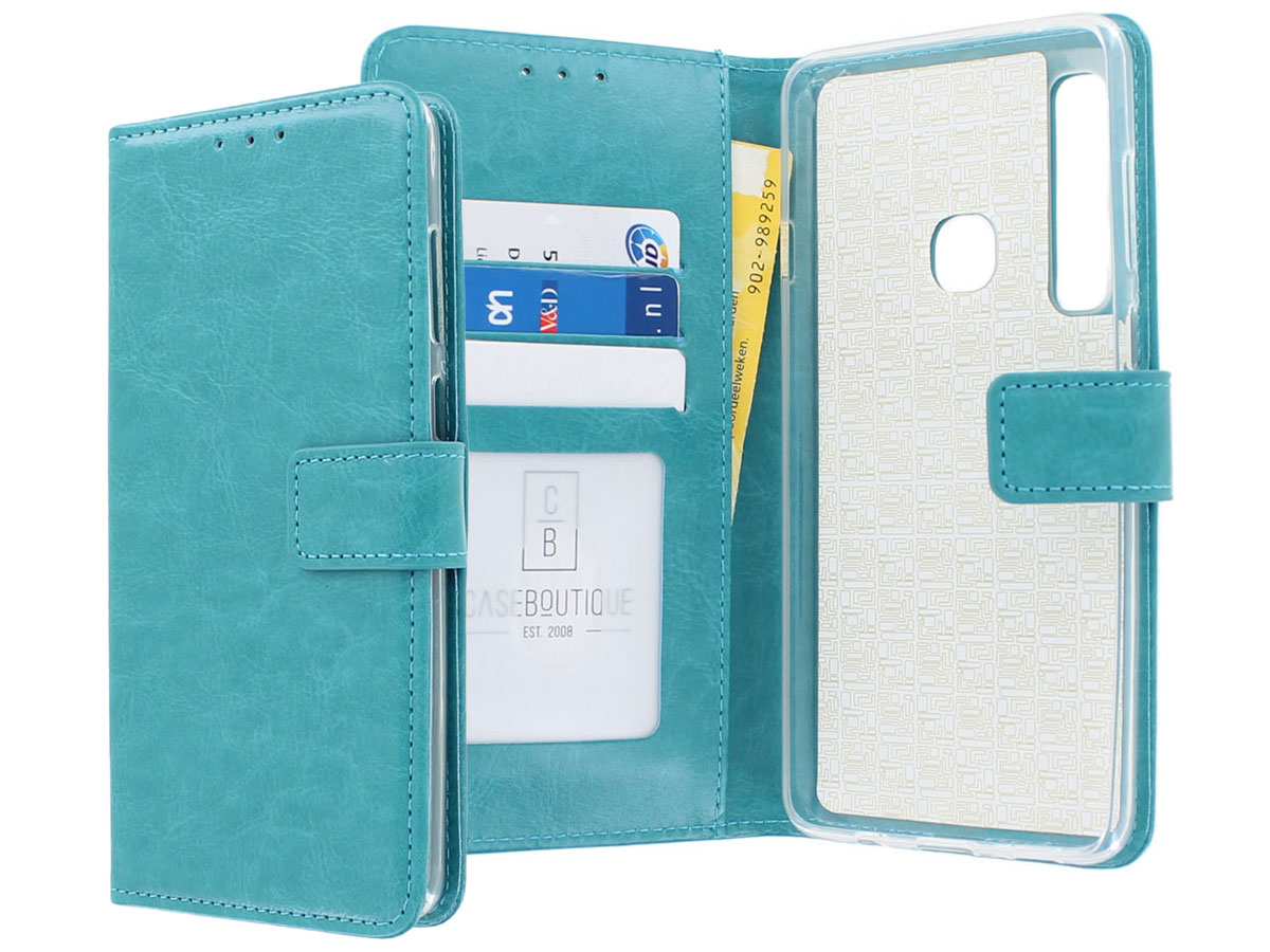 Book Case Turquoise - Samsung Galaxy A9 2018 hoesje