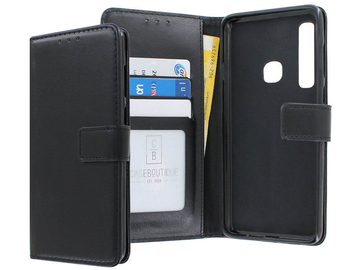 Book Case Wallet Zwart - Samsung Galaxy A9 2018 hoesje