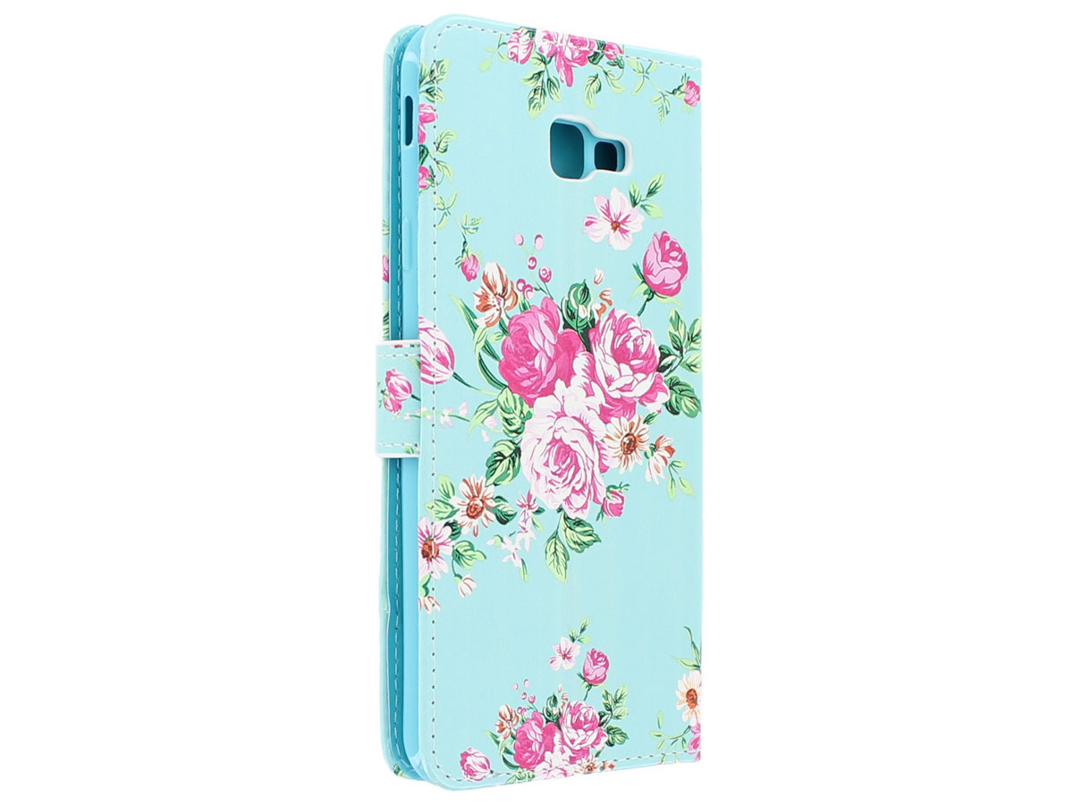 Book Case Bloemenprint - Samsung Galaxy J4 Plus hoesje