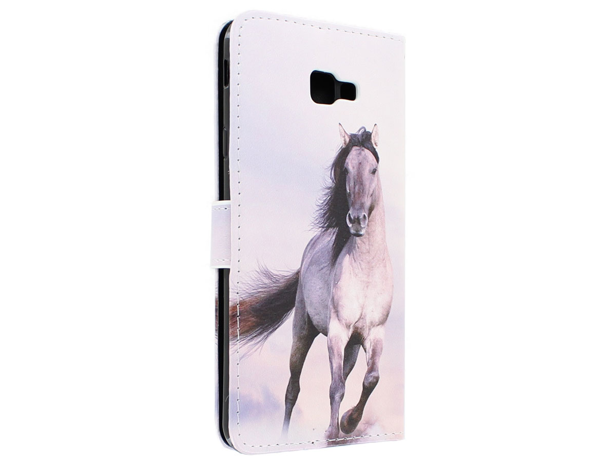 Book Case Paarden Print - Samsung Galaxy J4 Plus hoesje
