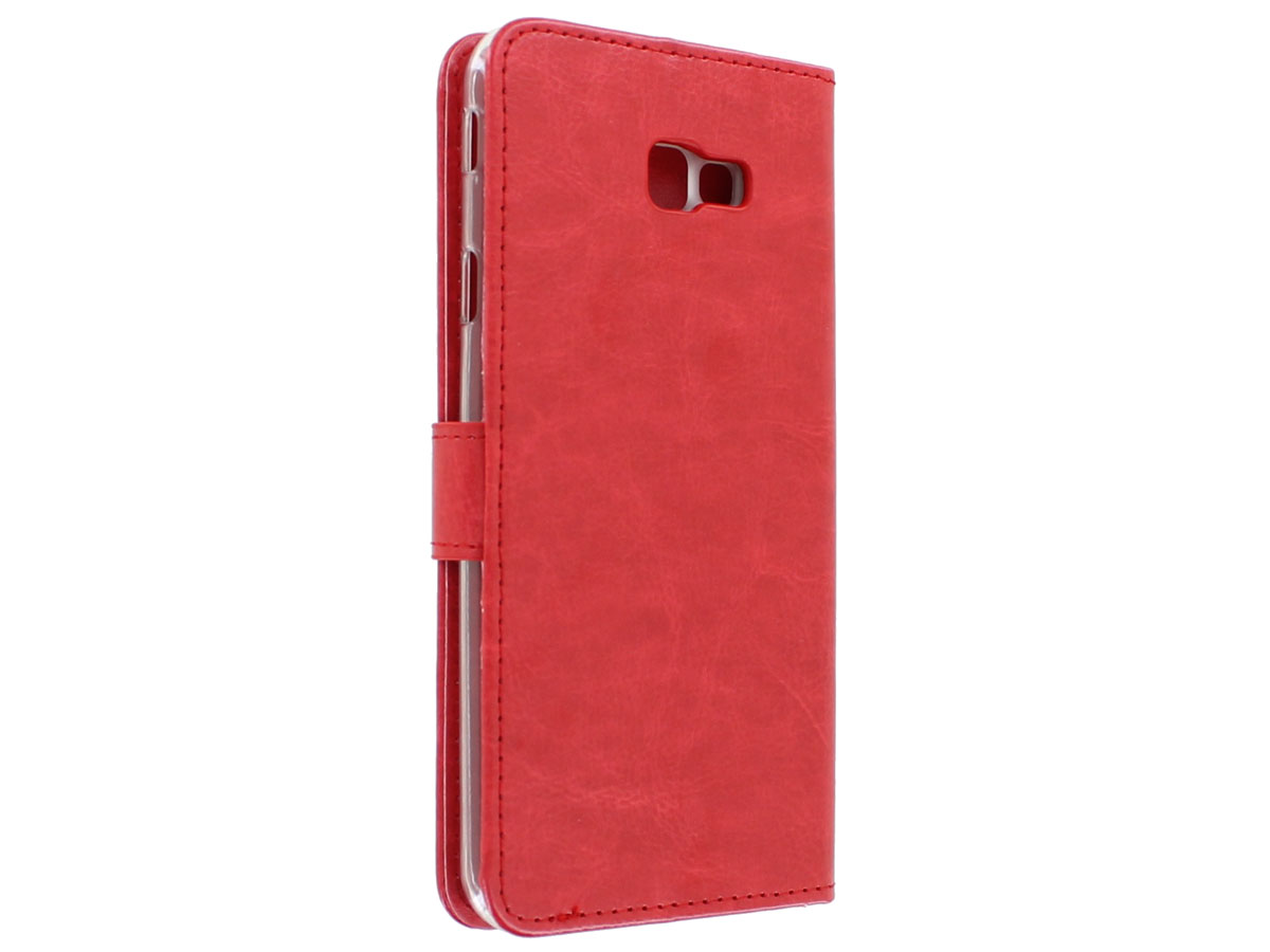 Book Case Wallet Rood - Samsung Galaxy J4 Plus hoesje