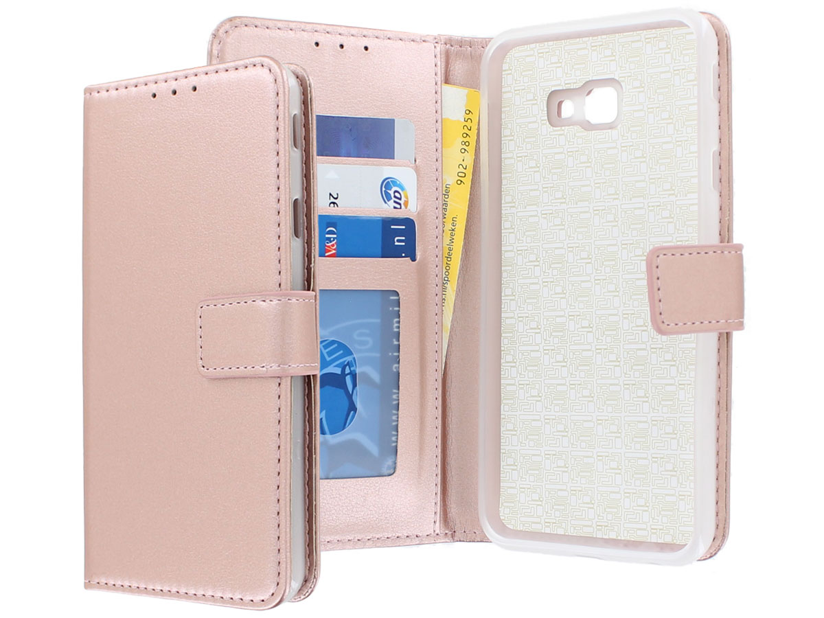 Book Case Wallet Rosé - Samsung Galaxy J4 Plus hoesje