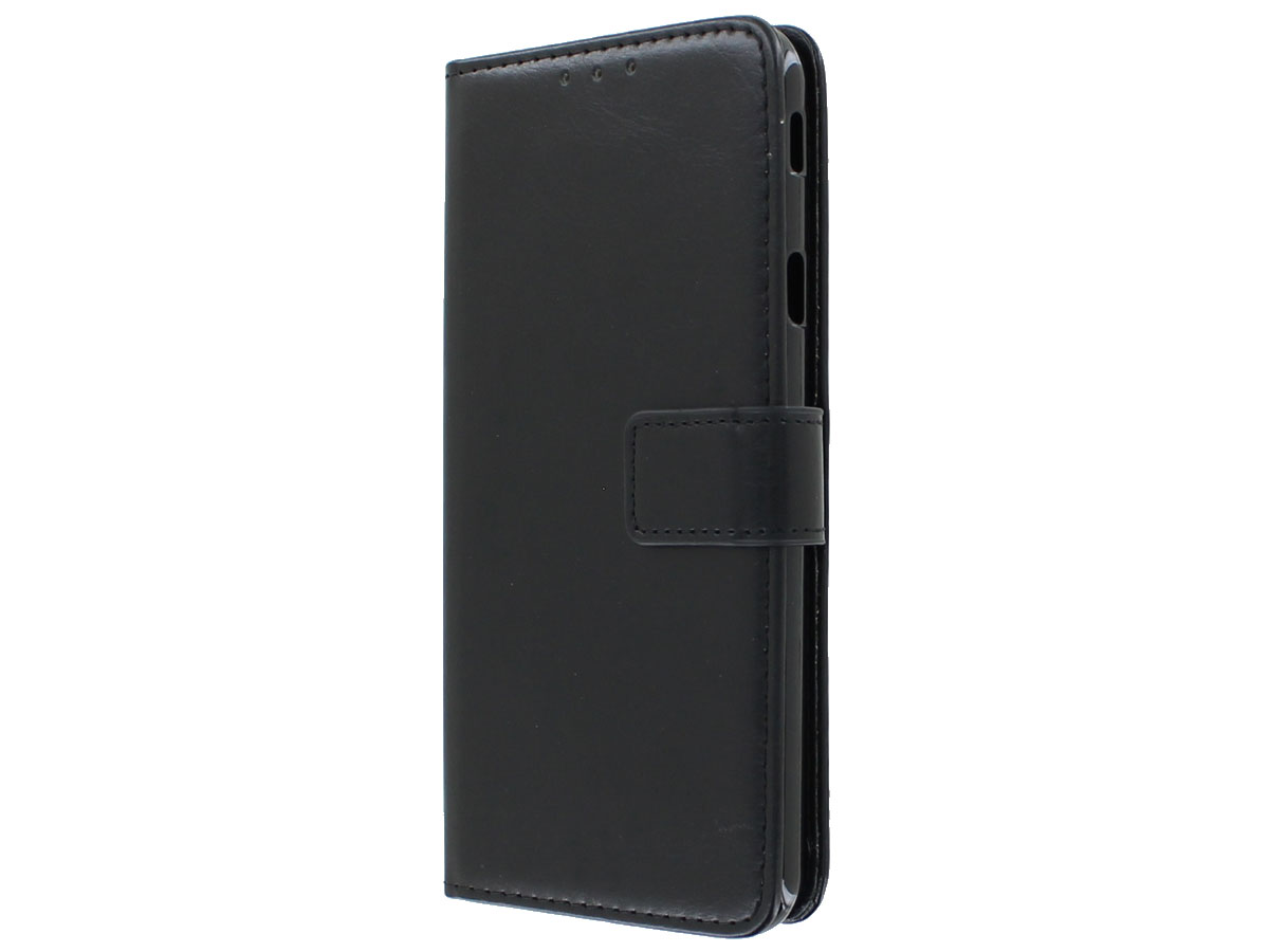 Mok wenselijk bijtend Book Case Wallet Zwart | Samsung Galaxy J4 Plus hoesje